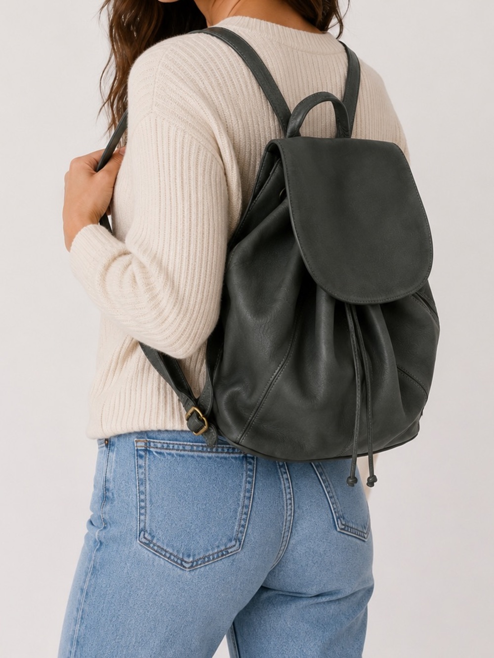 COACH Green Vintage Sonoma 4934 Large Backpack Nubuc Spruce Green Italy XL Bag